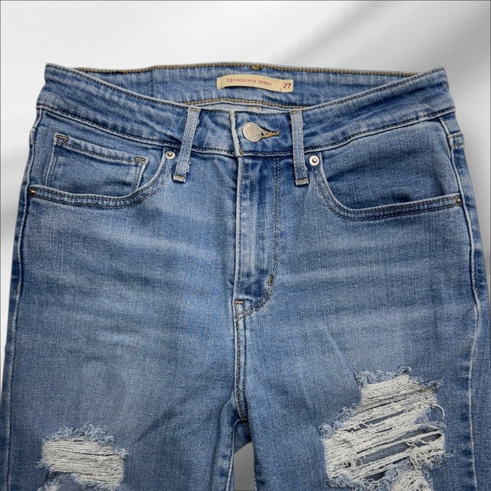 LEVI’S Women’s 27 HIGH RISE SKINNY Blue Jeans
